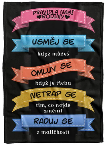 Deka Zásady rodiny (Podšití beránkem: NE)