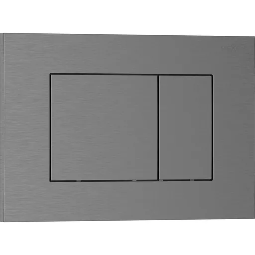 MEXEN Tex 02 splachovací tlačítko, grafit kartáčovaná 6102-12