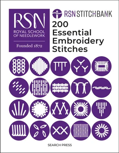 RSN Stitch Bank: 200 Essential Embroidery Stitches - The Royal School of Needlework