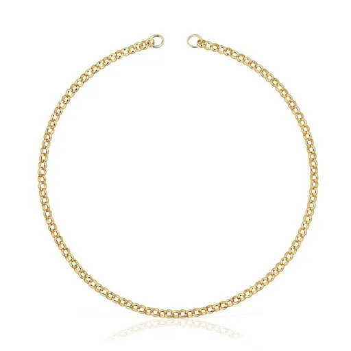 Tous Výrazný pozlacený náhrdelník Hold Vermeil 1001923800