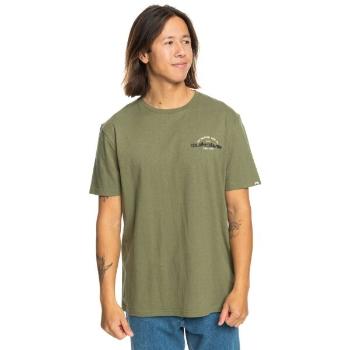 Quiksilver ARCHED TYPE Pánské triko, khaki, velikost