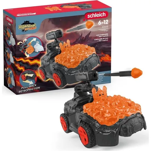 Schleich 42668 Lávový CrashMobile s mini figurkou Mini Creature