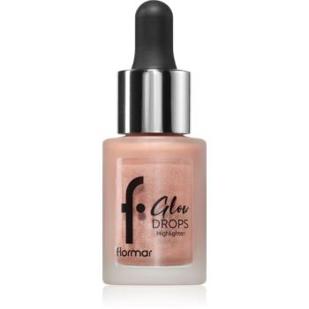 flormar Glow Drops Lip Tattoo tekutý rozjasňovač odstín 002 Sun Glow 14 ml