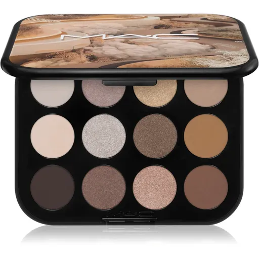 MAC Cosmetics Connect In Colour Eye Shadow Palette 12 shades paletka očních stínů odstín Unfiltered Nudes 12,2 g