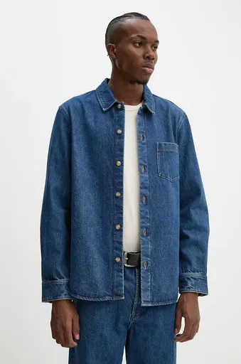 Džínová košile A.P.C. surchemise vittorio brodee