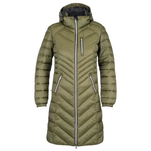 Cerva Dámský zateplený kabát L-SURE SYLVIA LADY - Olivová | M