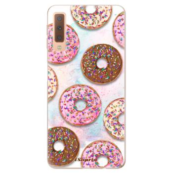 Odolné silikonové pouzdro iSaprio - Donuts 11 - Samsung Galaxy A7 (2018)