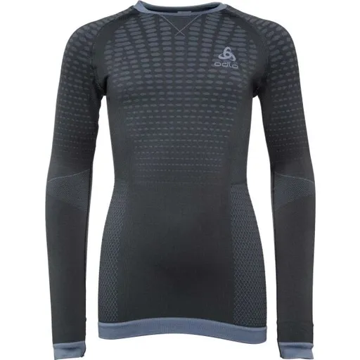 Odlo PERFORMANCE WARM Dětské funkční triko, tmavě šedá, velikost 116-128