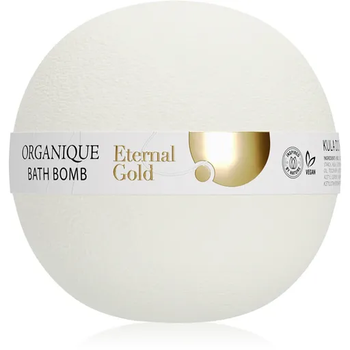 Organique Eternal Gold Smoothing Therapy koupelová bomba s vyživujícím účinkem 170 g