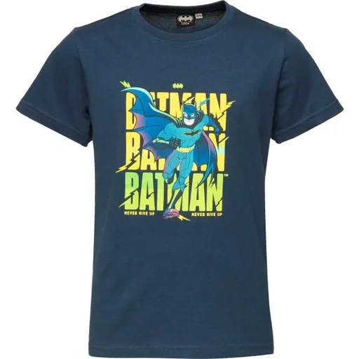 Warner Bros BATMAN NEVER GIVE UP Chlapecké triko, tmavě modrá, velikost 152-158