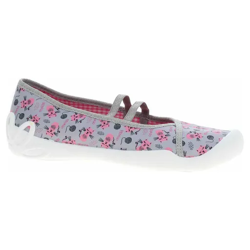 Dívčí bačkory Befado 116Y327 šedá 34