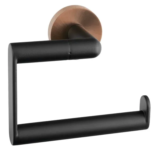 SAPHO LARISSA držák toaletního papíru, černá/měď mat WS017BC