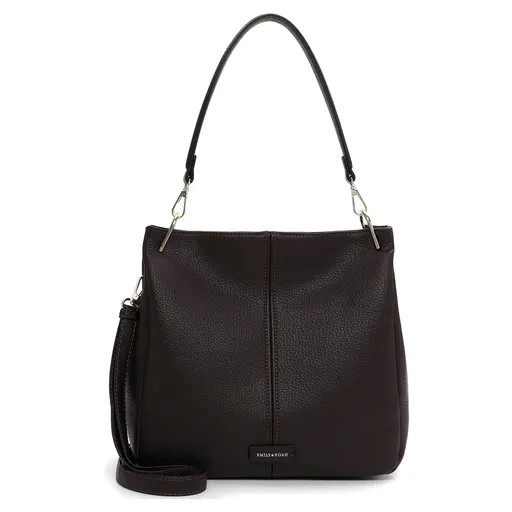 Dámská kabelka přes rameno Emily & Noah Peta - tmavě hnědá