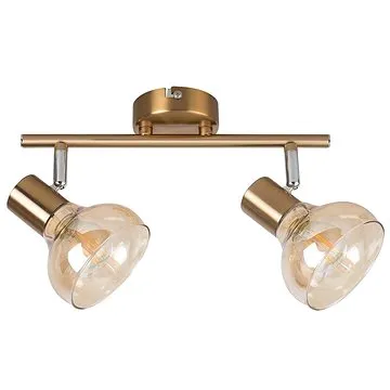 Rabalux - Bodové svítidlo 2xE14/40W/230V zlatá (87751)