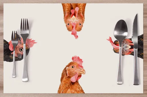 Prostírání Slepice