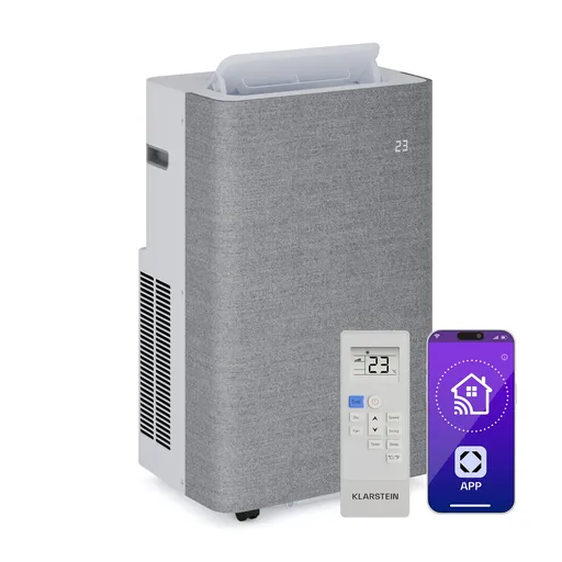Klarstein AireLux přenosná klimatizace, 14000 BTU, Smart Control, Moderní