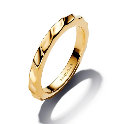 Pandora Moderní pozlacený prsten Shine Essence 163885C00 56 mm