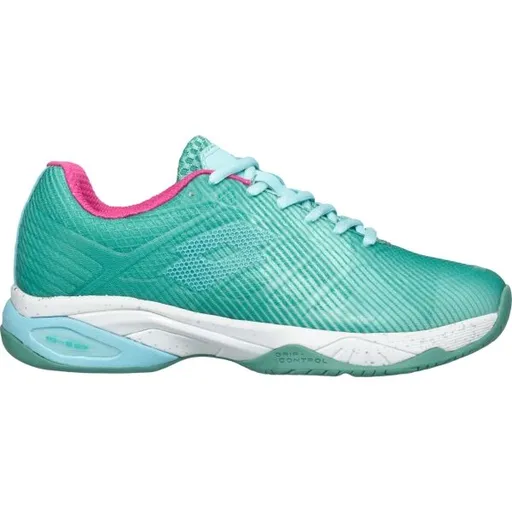 Lotto MIRAGE 300 III SPD W Dámská tenisová obuv, světle zelená, velikost 36.5