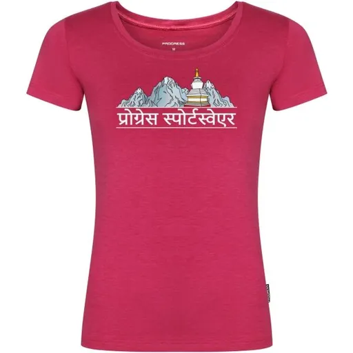 PROGRESS AROMA NEPAL Dámské outdoorové triko, červená, velikost