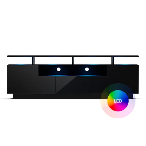 Blumfeldt Perth Lowboard, TV skříňka, 150 x 35 x 50 cm, LED