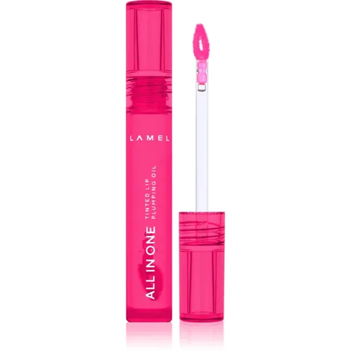 LAMEL All in One Lip Tinted Plumping Oil tónovací olej na rty pro zvětšení objemu № 404 Berry Ice 3 ml