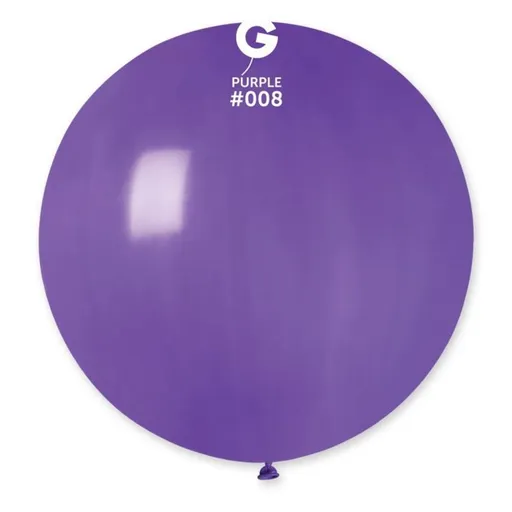 Balón latex 80 cm - fialový - 1 ks - SMART