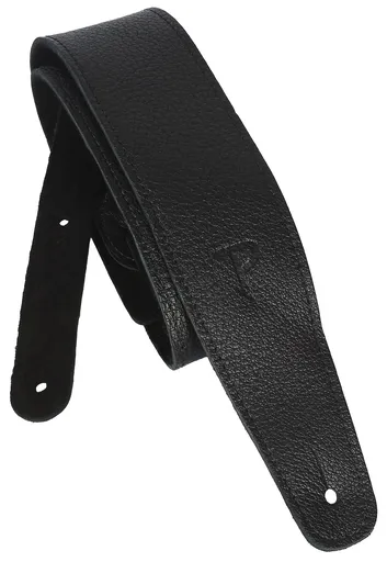 Perri's Leathers 7171 Saddle Leather Guitar Strap Black