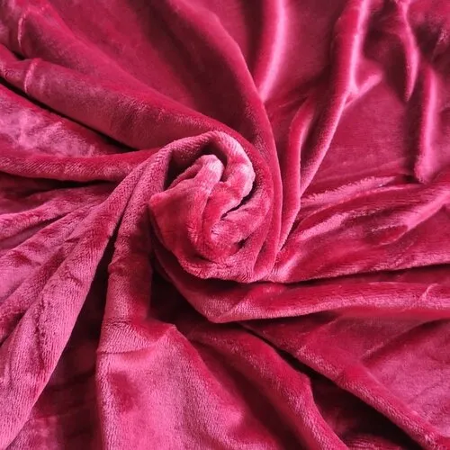 Jahu Prostěradlo Mikroplyš vínová, 90 x 200 cm