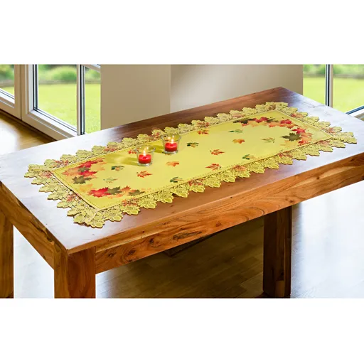 Ubrus s krajkou macramé