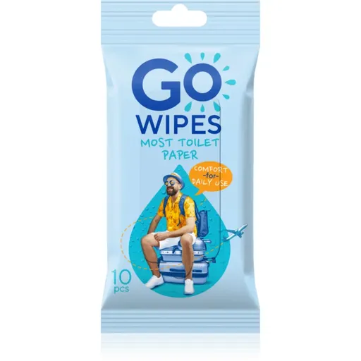 GoWipes Moist Toilet Paper vlhčený toaletní papír 10 ks