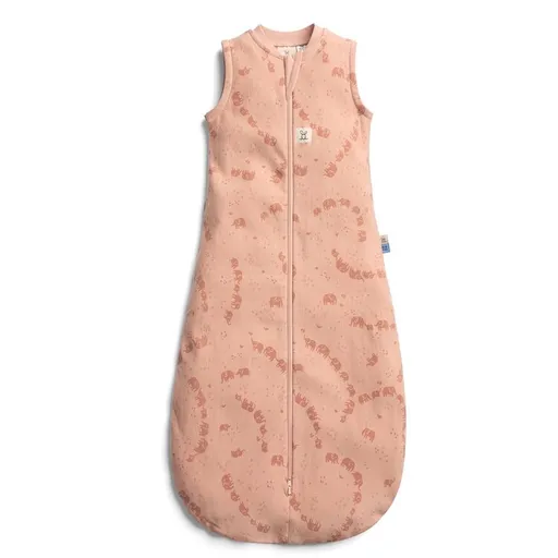 ERGOPOUCH Vak na spaní organická bavlna Jersey Elephant Parade 8-24 m, 8-14 kg, 0,2 tog