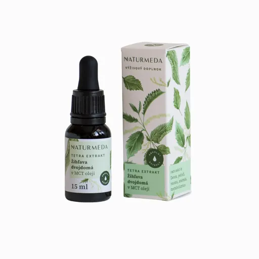 Kopřiva dvoudomá – Tetra bylinný extrakt – 15 ml – Naturmeda