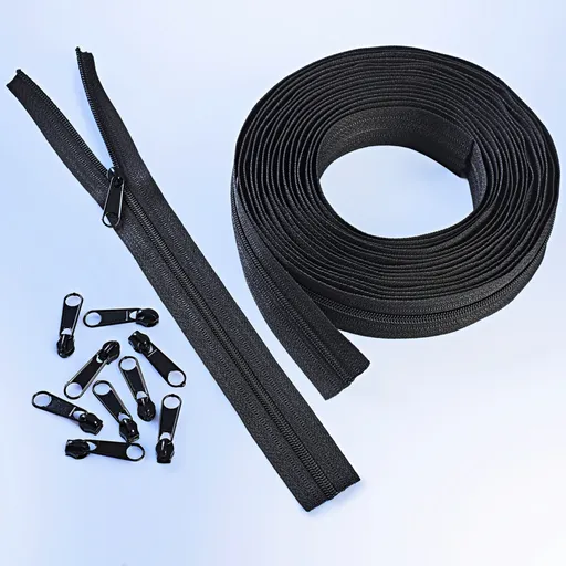 6 m nekonečného zdrhovadla + 25 zipových jezdců