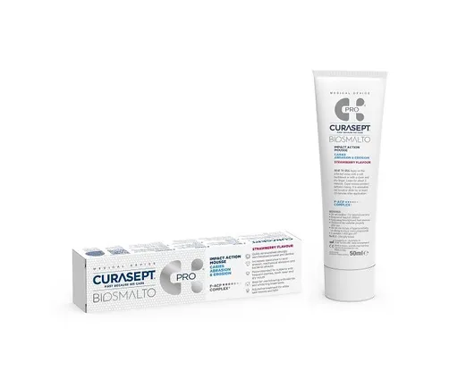 CURASEPT BIOSMALTO MOUSSE Caries Abraze&Eroze pěna 50 ml jahoda