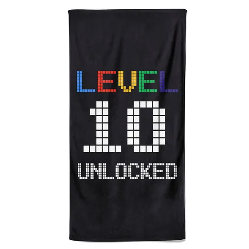 Osuška Level Unlocked (věk: 10, Velikost osušky: 70x140cm)