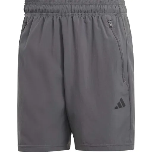 adidas TRAIN ESSENTIALS SHORTS Pánské šortky, tmavě šedá, velikost S 7"
