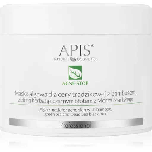 Apis Natural Cosmetics Acne-Stop Professional čisticí a zjemňující maska pro mastnou pleť se sklonem k akné 100 g