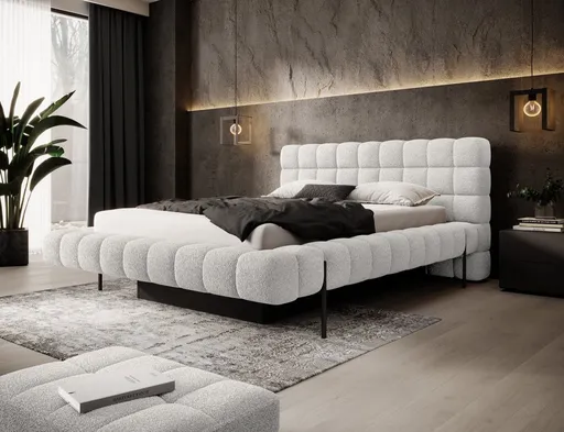 Postel Magentta s kovovým rámem 180x200