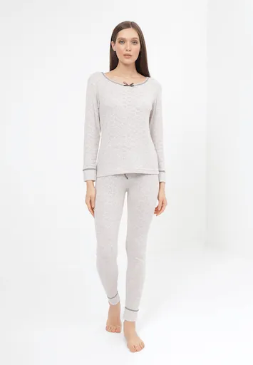 Dámské pyžamo ELISA XL Přírodní