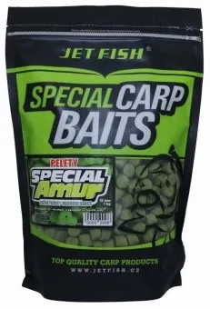 Jet fish pelety special amur 1 kg vodní rákos - 12 mm
