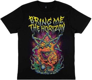 Bring Me The Horizon Tričko Smoking Dinosaur Unisex Black L