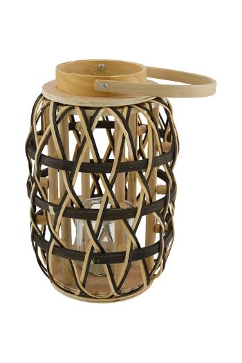 lámpás 18 x 18 x 27 cm bézs