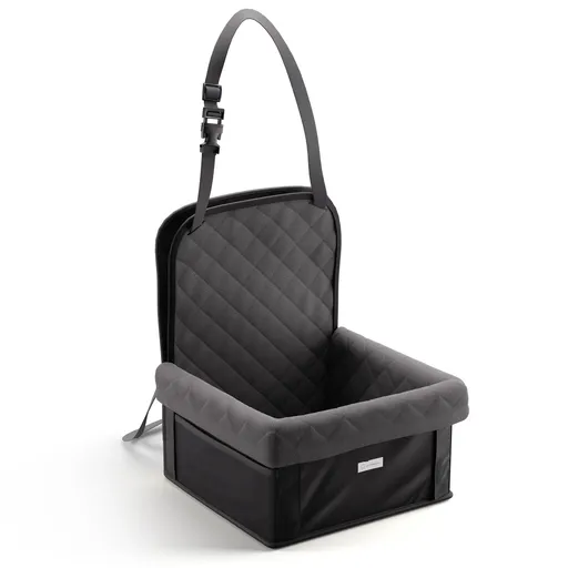 Rocky, autosedačka pro psy, polyester, bezpečnostní pás, skládací, flexibilní