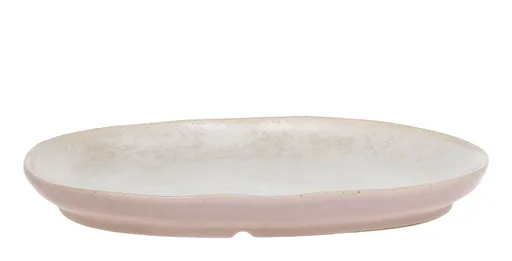 Béžovo-růžový rustikální podnos Valence Dusty Rose - 27*19*3 cm  61086407