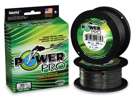 Power pro splétaná šňůra moss green 135 m - průměr 0,28 mm nosnost 20 kg