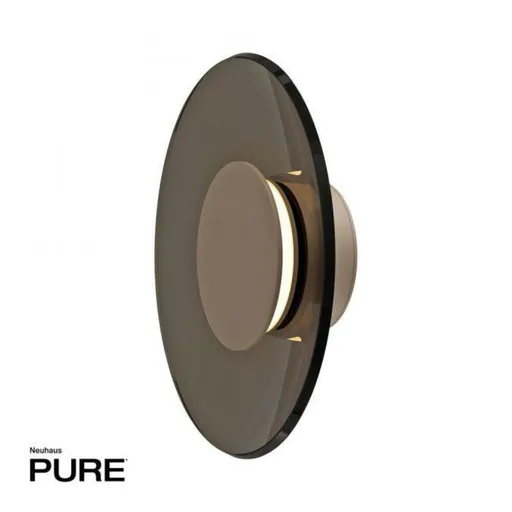 PAUL NEUHAUS LED nástěnné svítidlo Pure Moon stmívatelné 2700K bronz / tmavý amber 9594-97