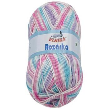 Bellatex Příze Rozárka 100g - 40 bílá, modrá, růžová (8146)