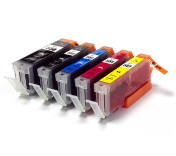 Canon CLI-551 Bk, C,M,Y + PGI-550Bk multipack kompatibilní cartridge