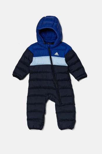 Dětský overal adidas I SNOWSUIT tmavomodrá barva, IV9513