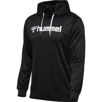 Hummel LOGO HOODIE Pánská mikina, černá, velikost